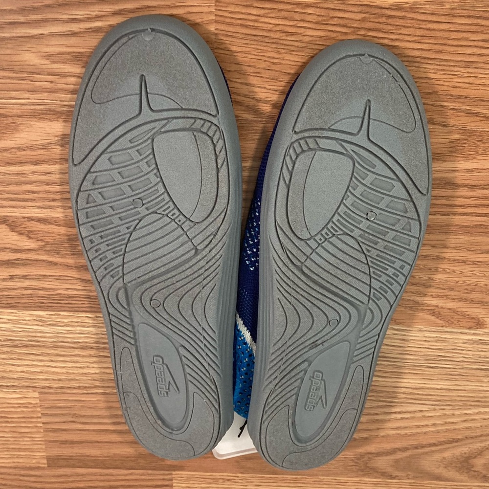 Speedo Surf Strider Blue Water Shoes NWT Size Medium Men’s 9-10 Fits Women 11-12 - Picture 6 of 7